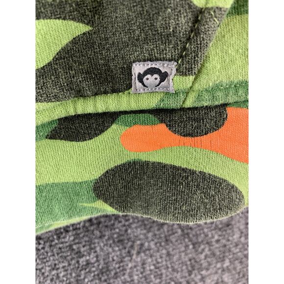 APPAMAN Boy’s Sweatshirt Zip Up Hoodie Camouflage Green Size 4 - Picture 6 of 12